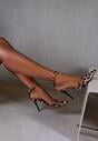 Pantofi stiletto Tilonea Imprimeu leopard