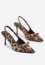 Pantofi stiletto Dorozia Imprimeu leopard