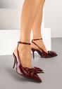 Pantofi stiletto Velozia Bordo