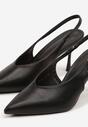 Czarne Sandały Vices Slingback na Obcasie Tilarina