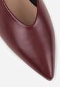 Pantofi cu toc Alinire Bordo