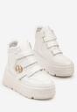 Białe Botki Sneakersy Vices na Platformie w Stylu Y2K Gelira