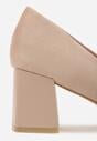 Pantofi cu toc Esande Bej închis