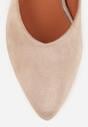 Pantofi cu toc Esande Bej închis