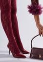 Pantofi stiletto Oville Bordo