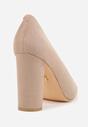 Pantofi cu toc Pioana Bej închis