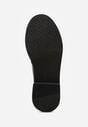 Czarne Eleganckie Mokasyny VICES z Aplikacją i Wkładką ze Skóry Naturalnej Arinatta