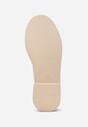 Beżowe Eleganckie Mokasyny VICES z Aplikacją i Wkładką ze Skóry Naturalnej Arinatta