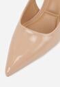 Pantofi stiletto Natera Bej închis