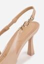 Pantofi stiletto Natera Bej închis