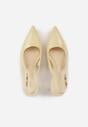 Pantofi stiletto Natera Galbeni