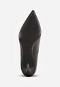 Czarne Gładkie Szpilki VICES w Klasycznym Stylu Temilis