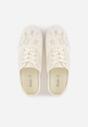 Beżowe Koronkowe Tenisówki Taralita