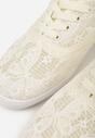 Beżowe Koronkowe Tenisówki Taralita