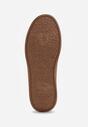 Brązowe Trampki z Imitacji Zamszu na Żłobionej Podeszwie Nivenatia