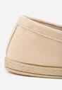 Beżowe Mokasyny z Plecionką w Stylu Boho Galenatea