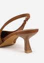 Brązowe Czółenka Slingback VICES na Kaczuszce Anatera