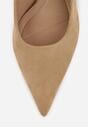 Ciemnobeżowe Czółenka Slingback VICES na Kaczuszce Anatera