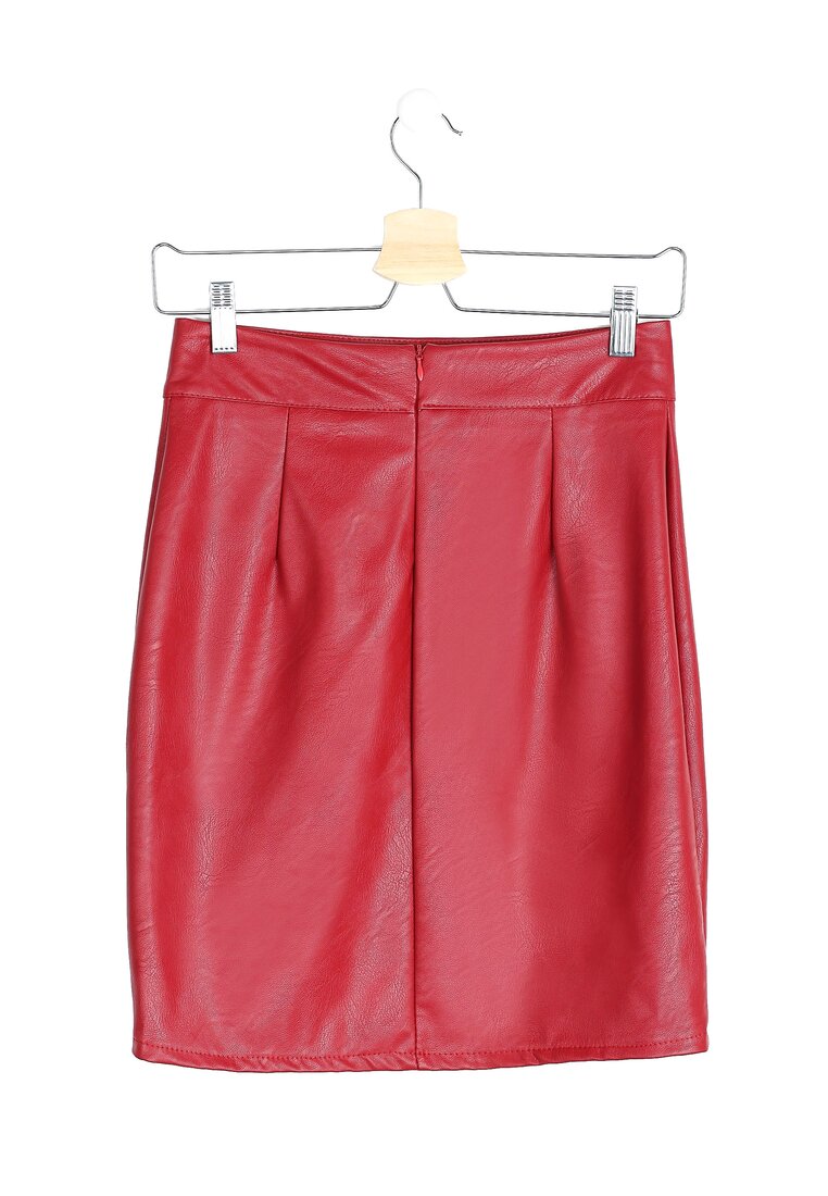 Czerwona Spódnica Lace Cut