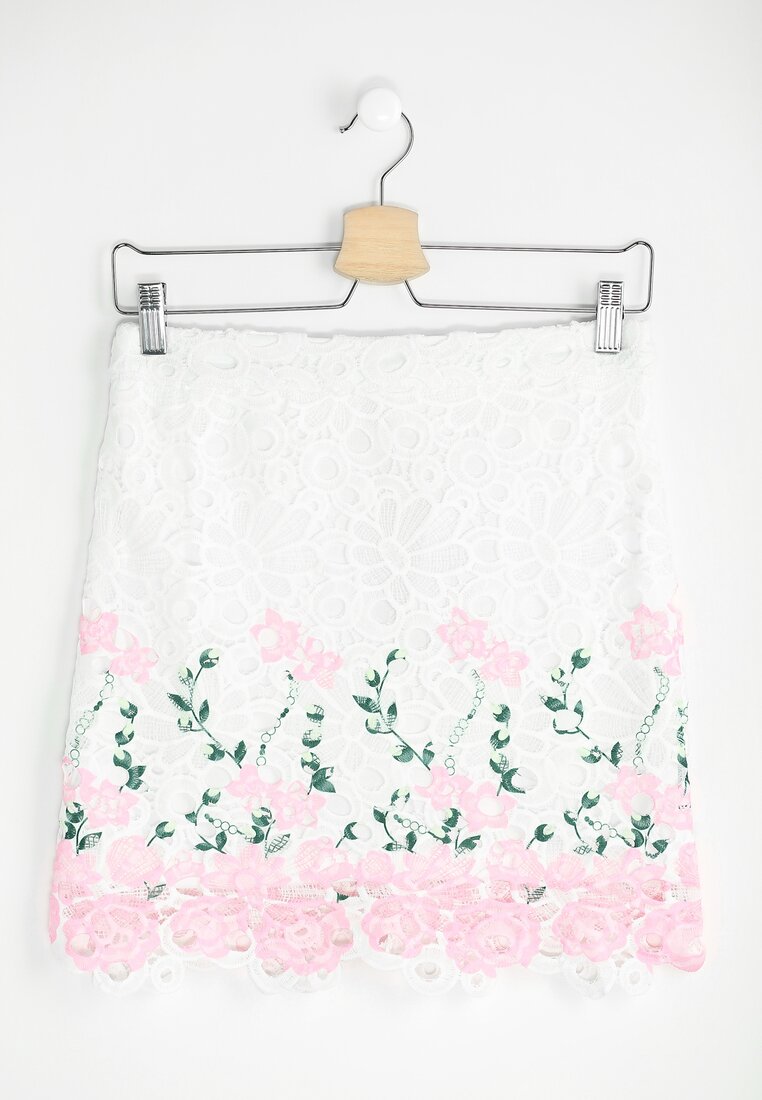 Biało-Różowa Spódnica Lavender