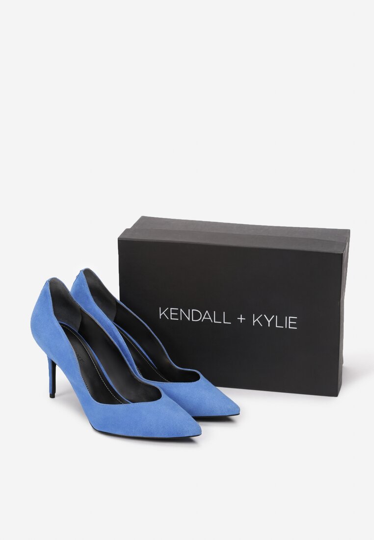Niebieskie Szpilki Kendall + Kylie Rivet
