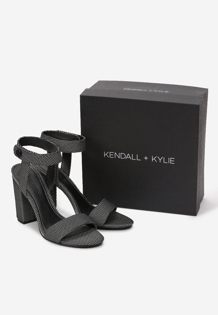 Czarno-Białe Sandały Kendall + Kylie Bright And Comfy