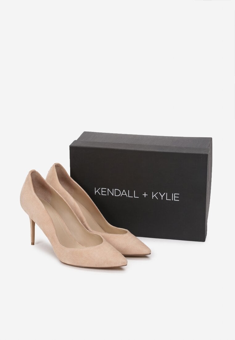 Beżowe Szpilki Kendall + Kylie Rivet
