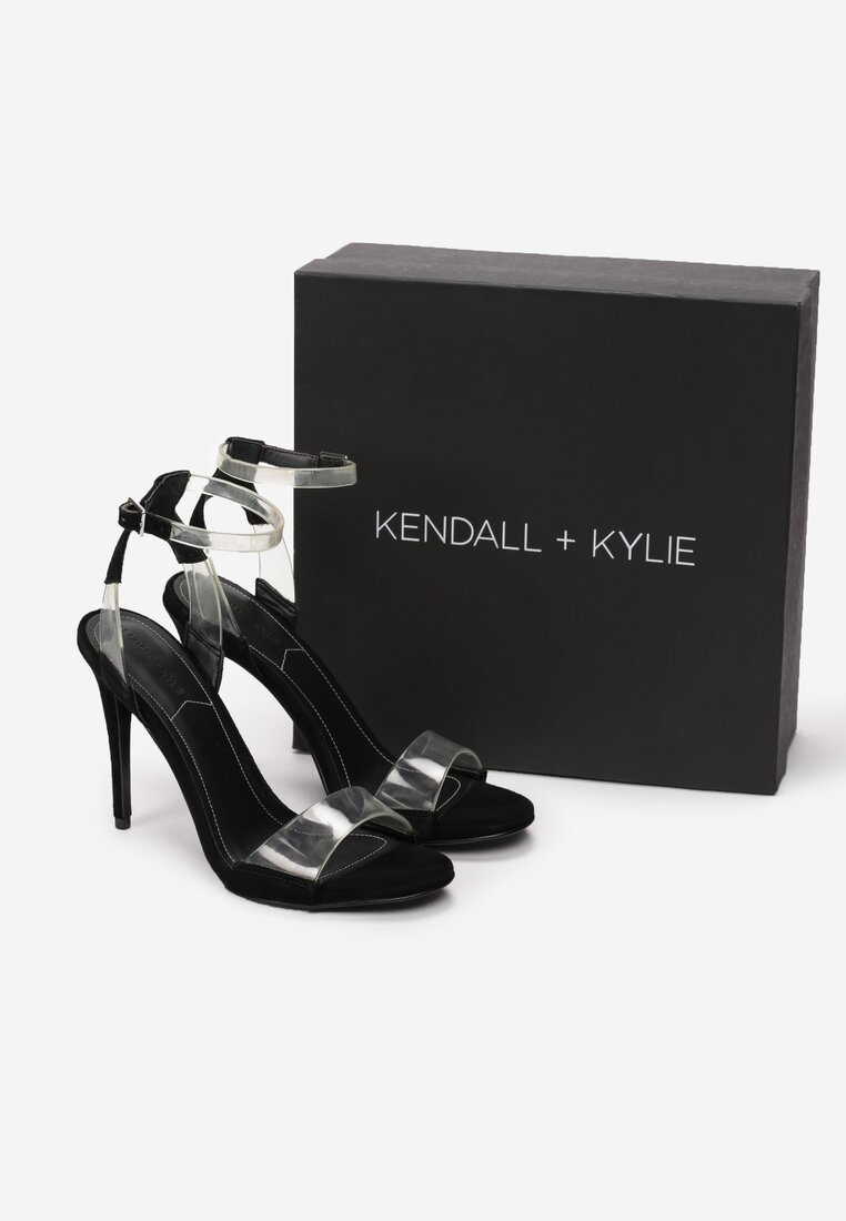 Czarne Sandały Kendall + Kylie See Through
