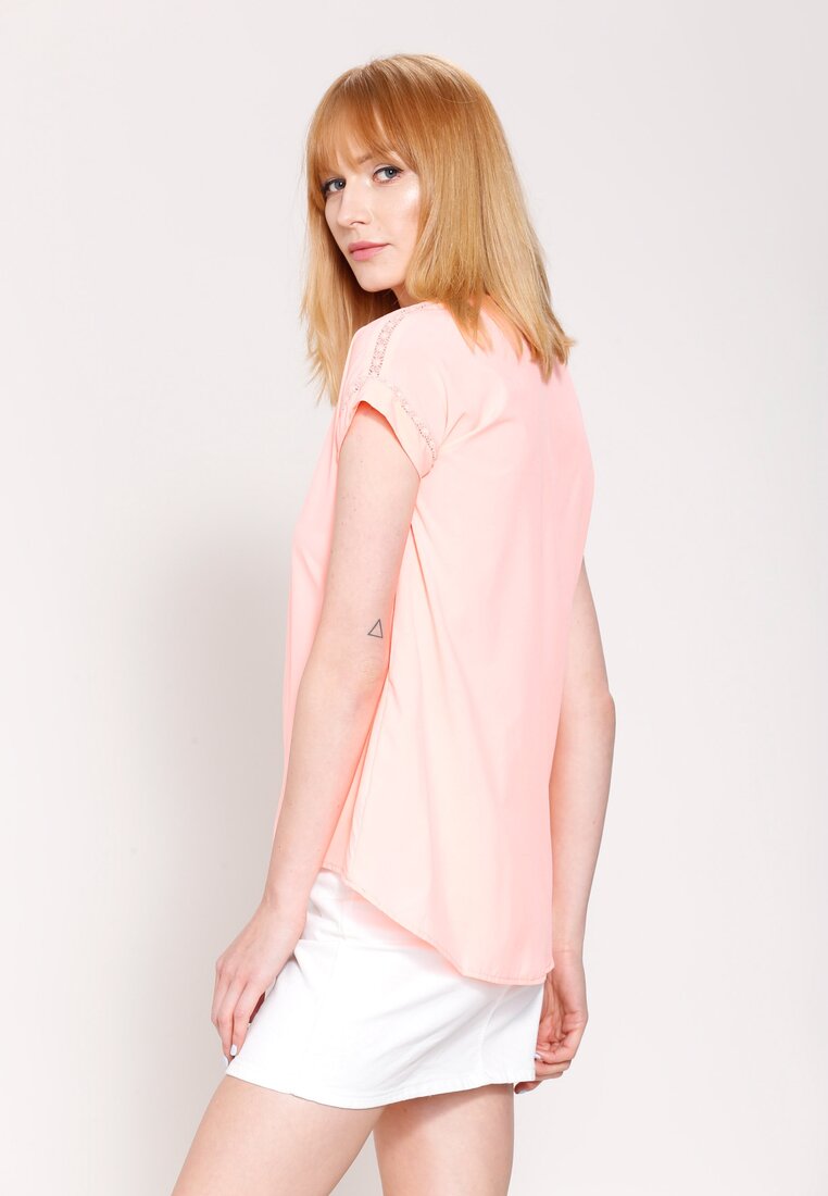 Różowy T-shirt Bluzka Venus