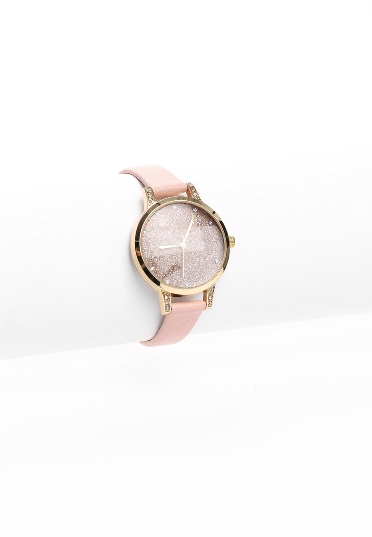 Różowo-Złoty Zegarek Something Binds Me