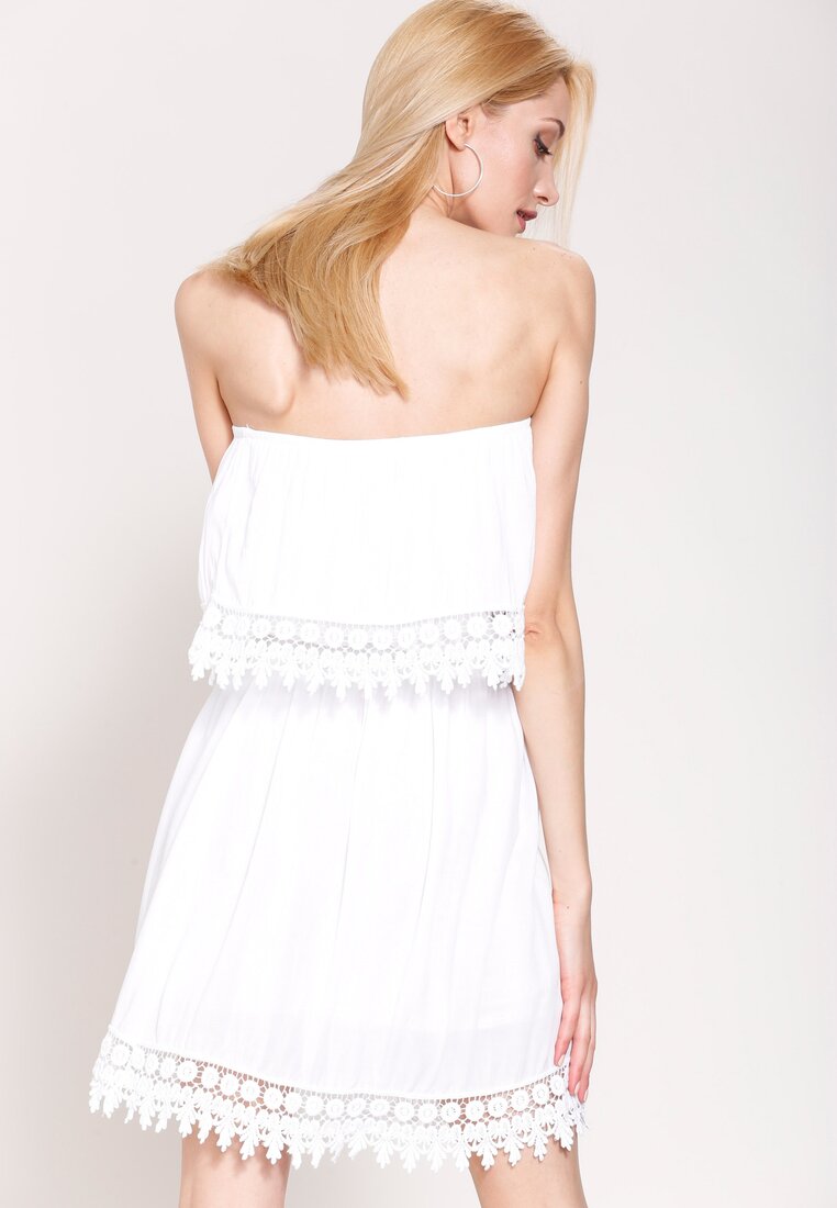 Biała Sukienka Hazel Cream