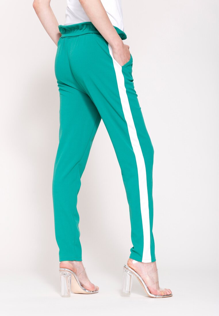 Zielone Spodnie Two Colors