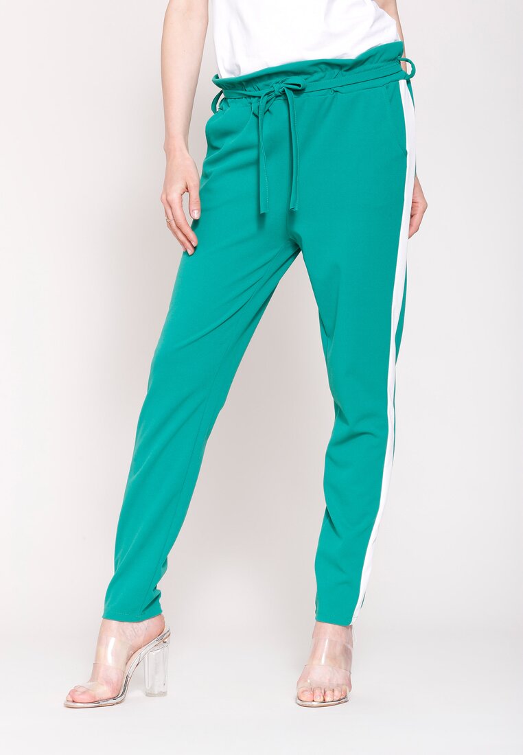 Zielone Spodnie Two Colors