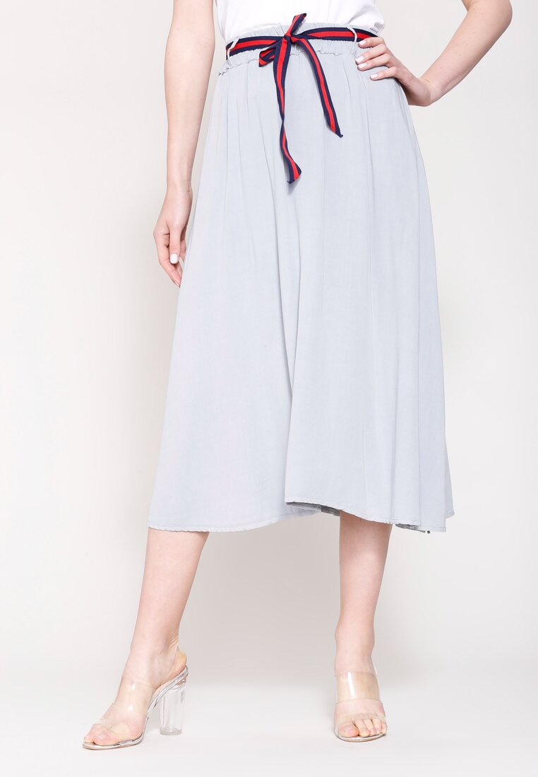 Szara Spódnica Sing Sing