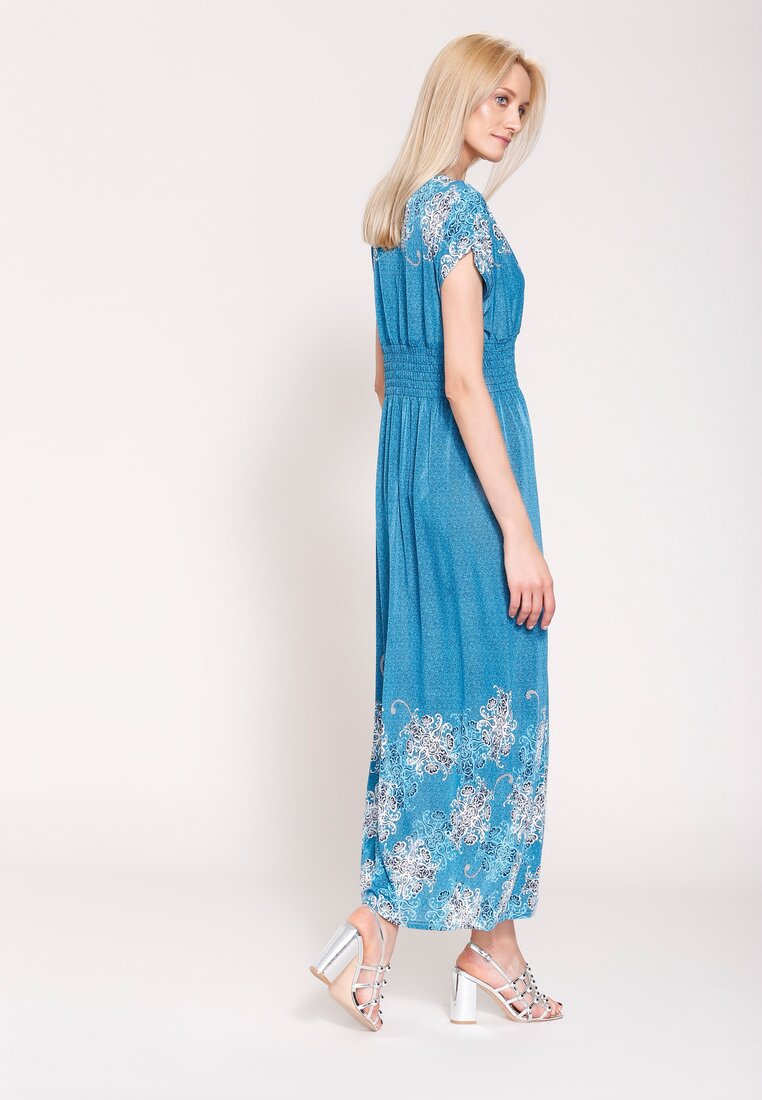 Niebieska Sukienka Arabic Nights