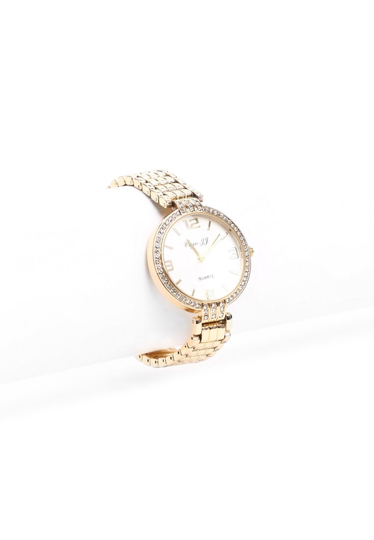 Biało-Złoty Zegarek Elegance Style