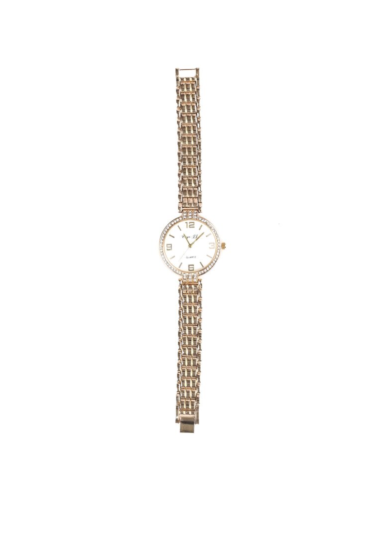 Biało-Złoty Zegarek Elegance Style