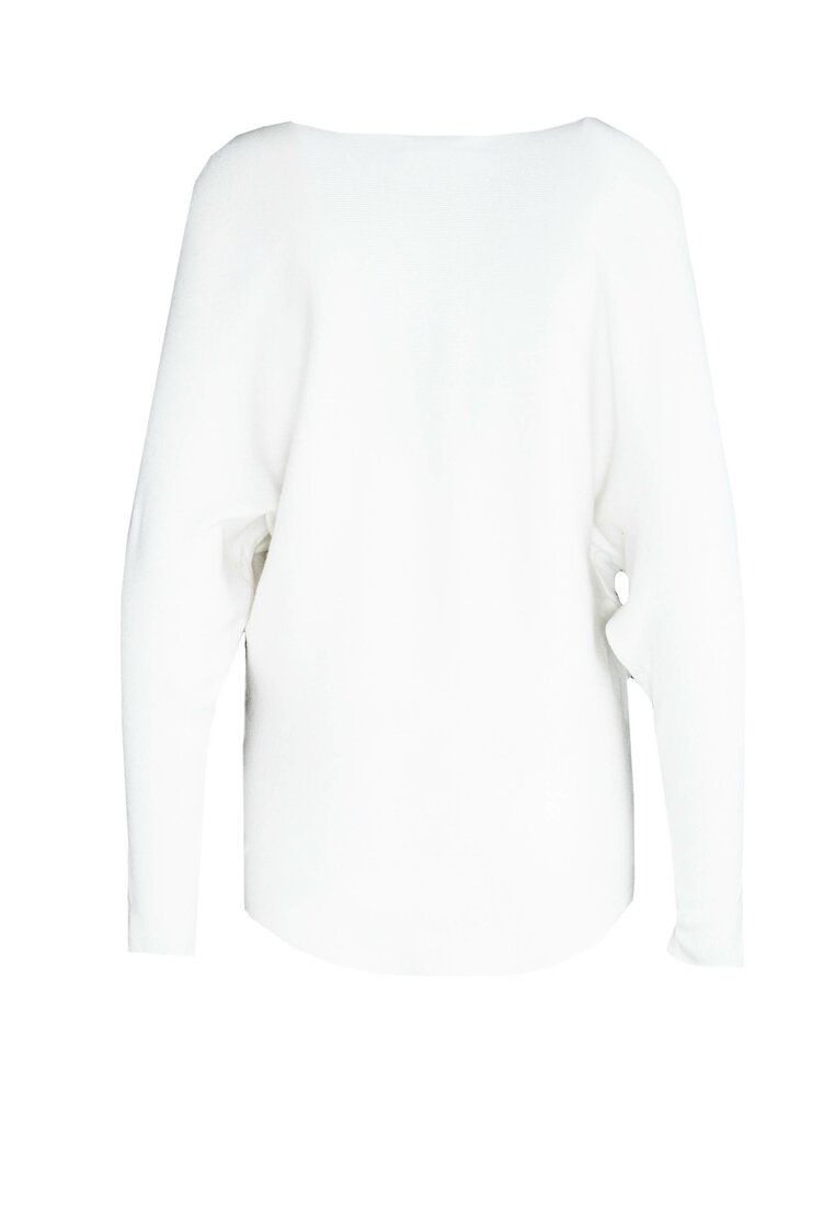 Biały Sweter Seamlessly