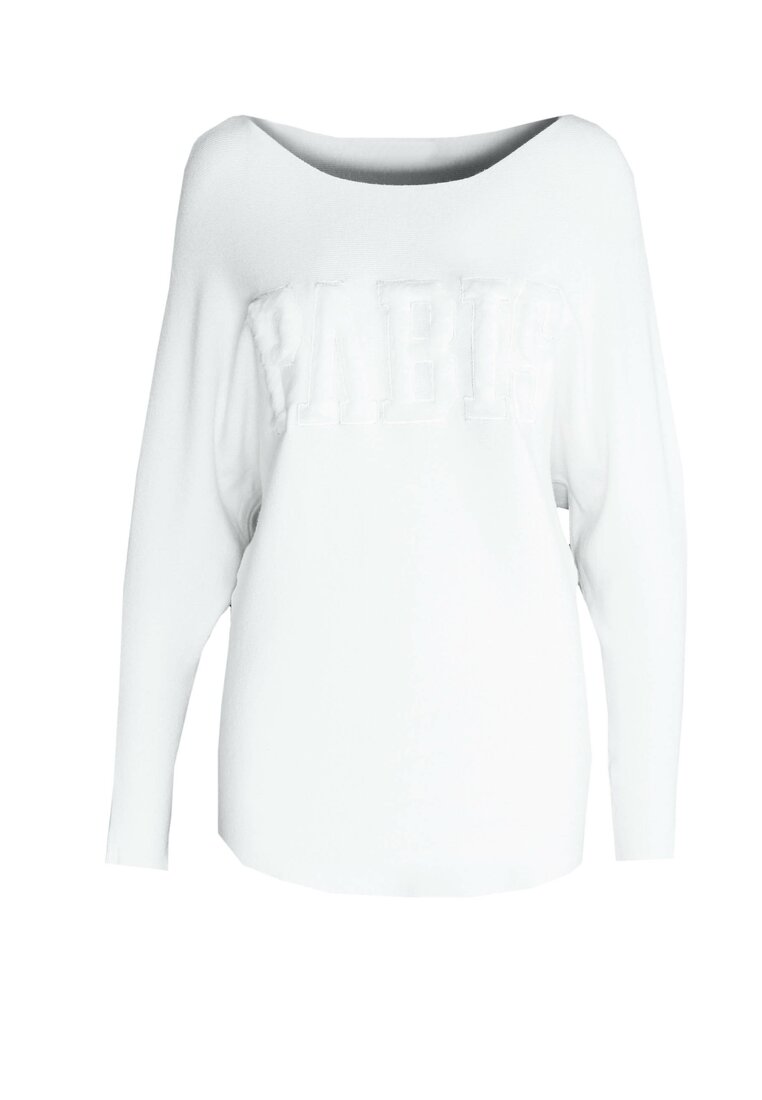 Biały Sweter Seamlessly