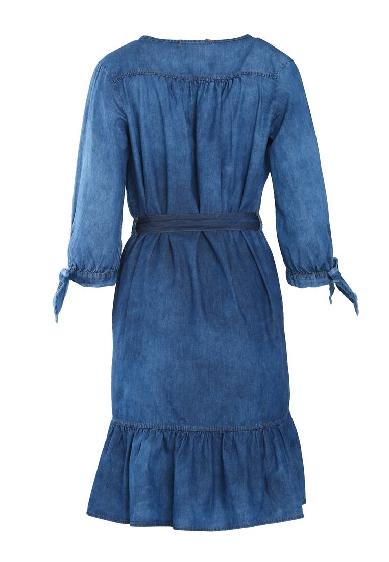 Niebieska Sukienka Noblesse
