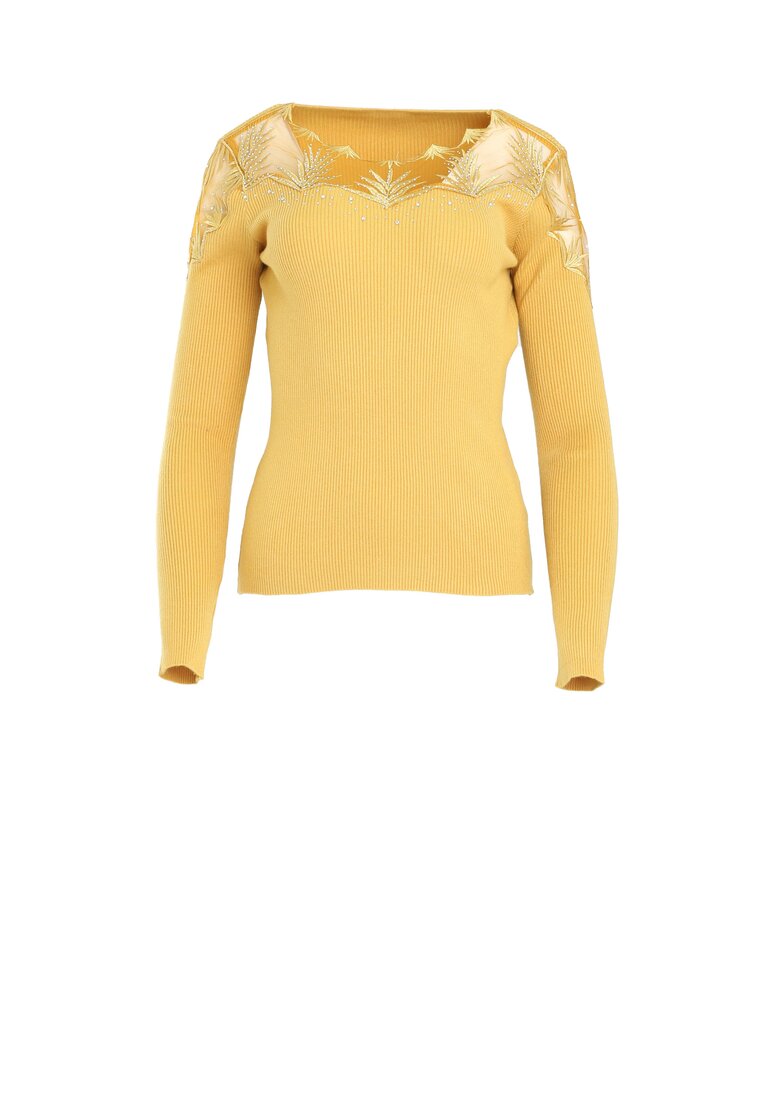 Żółty Sweter Swag