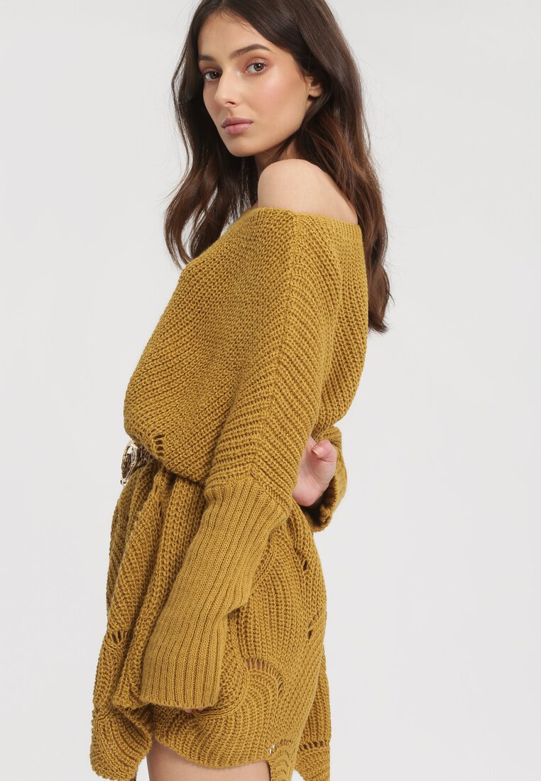 Żółty Sweter Take