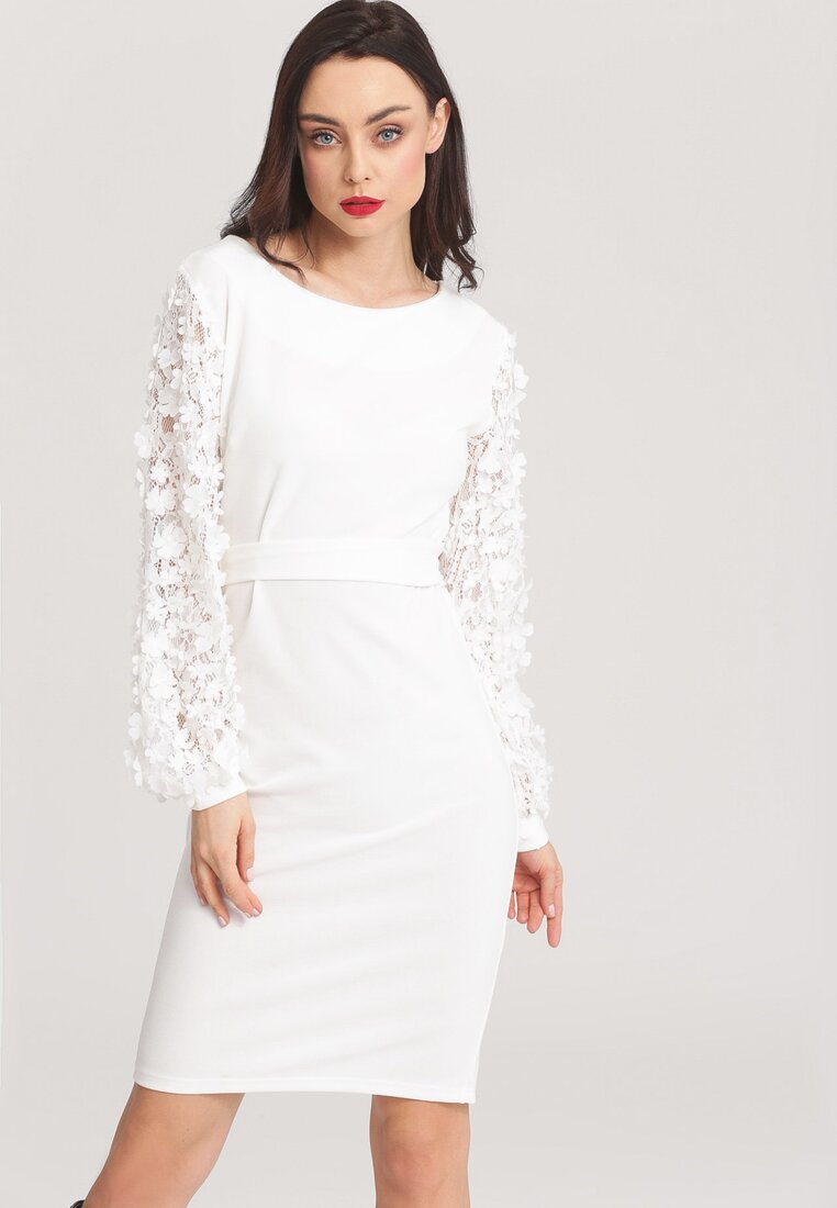 Biała Sukienka Melting