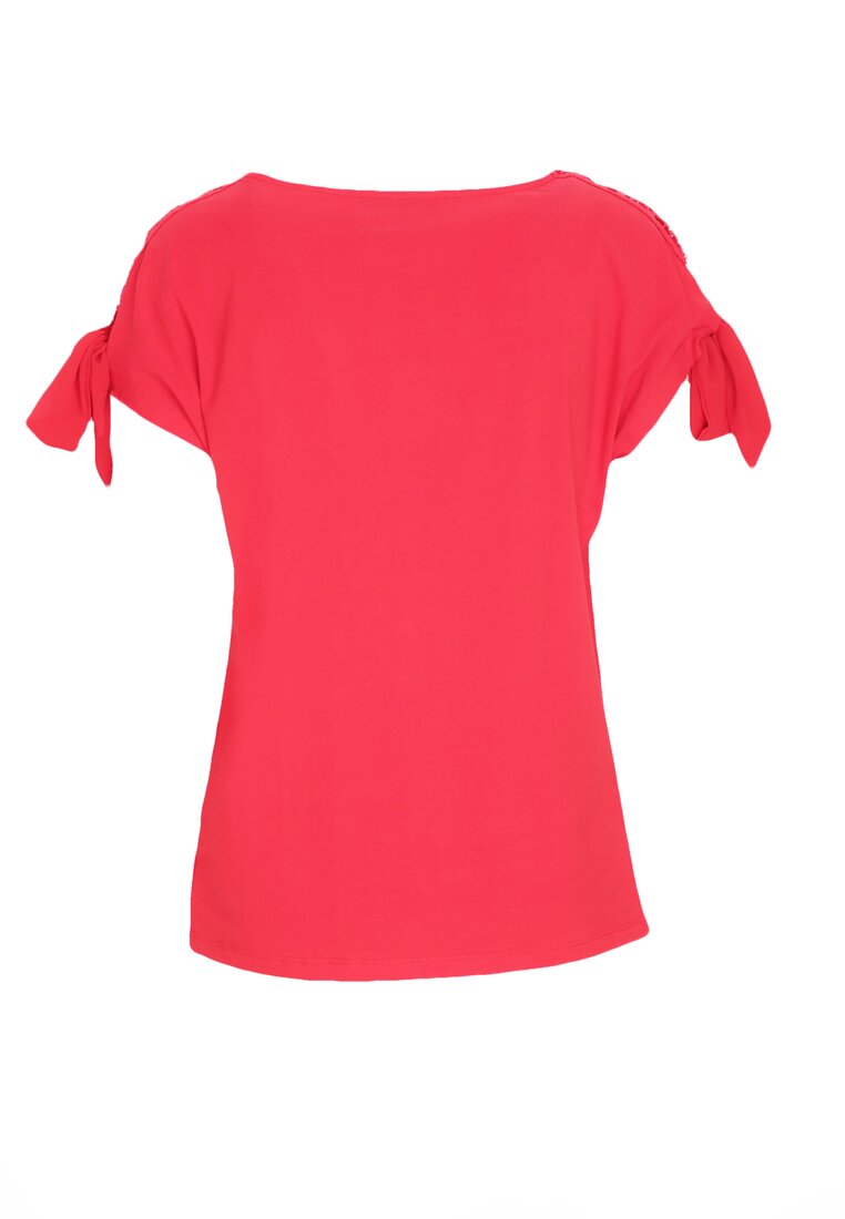 Czerwony T-shirt Sleek
