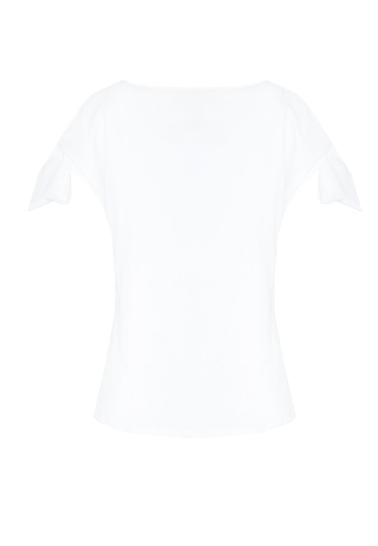 Biały T-shirt Sleek
