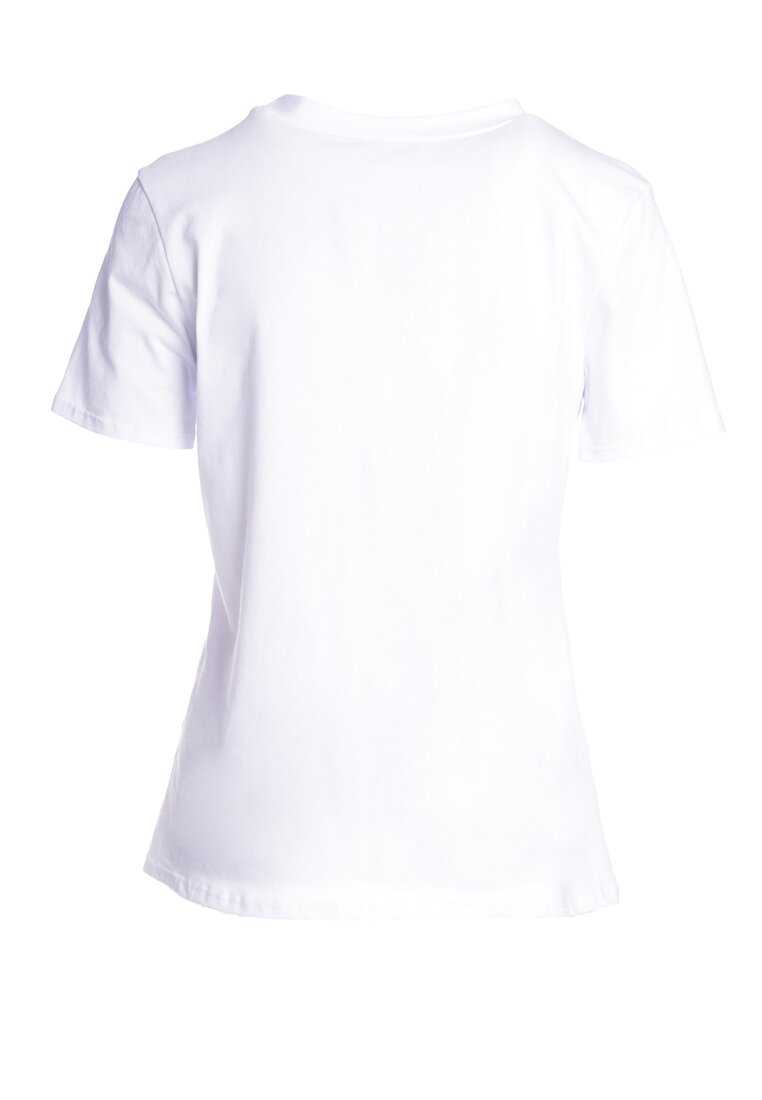Biały T-shirt Technology