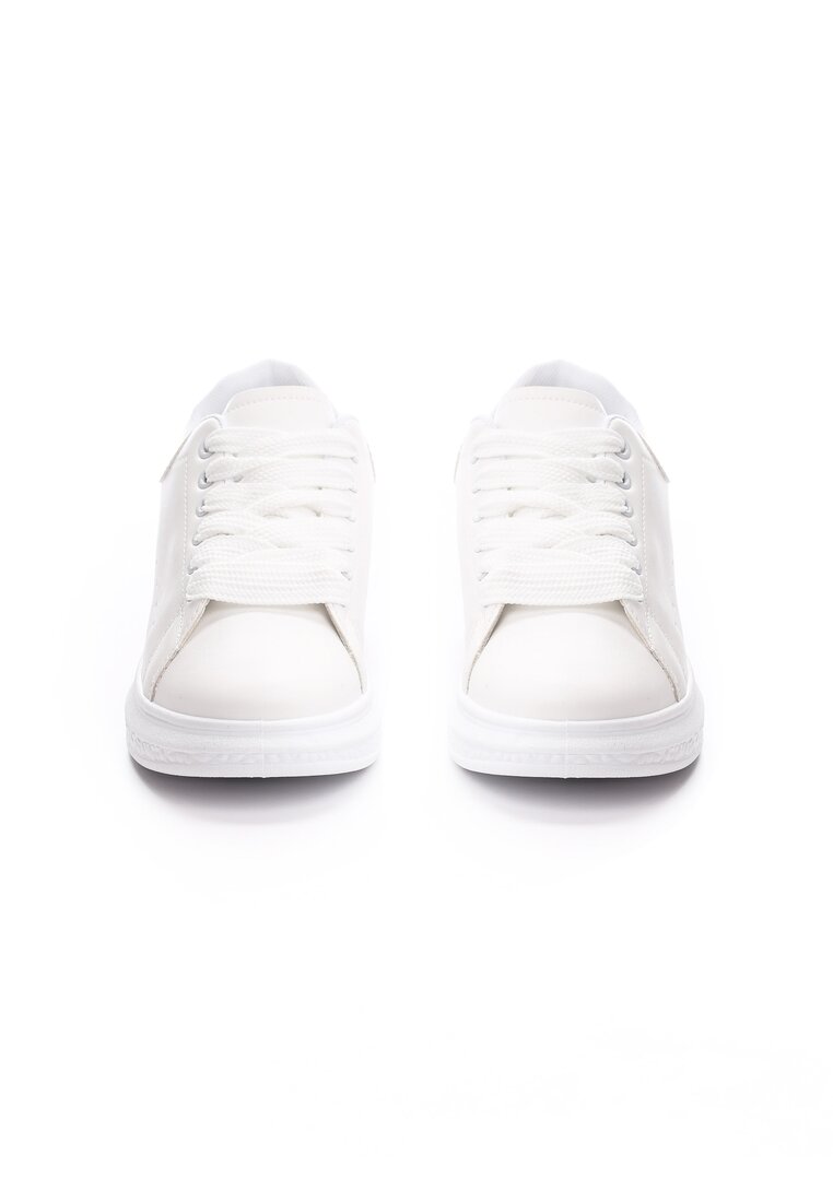 Biało-Złote Sneakersy Reflects