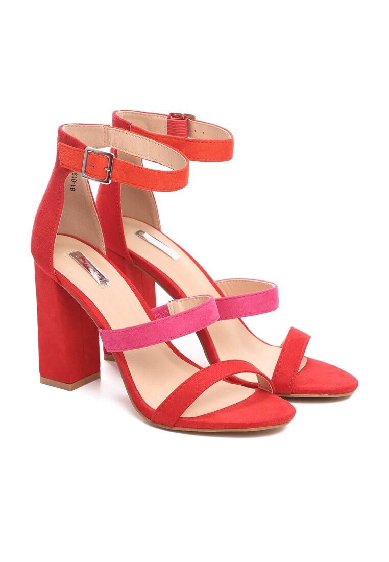 Czerwone Sandały Luxurious