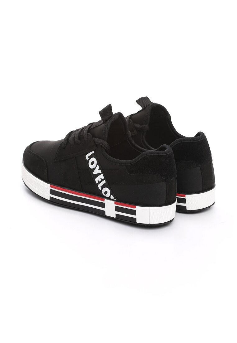 Czarne Sneakersy Green Flash