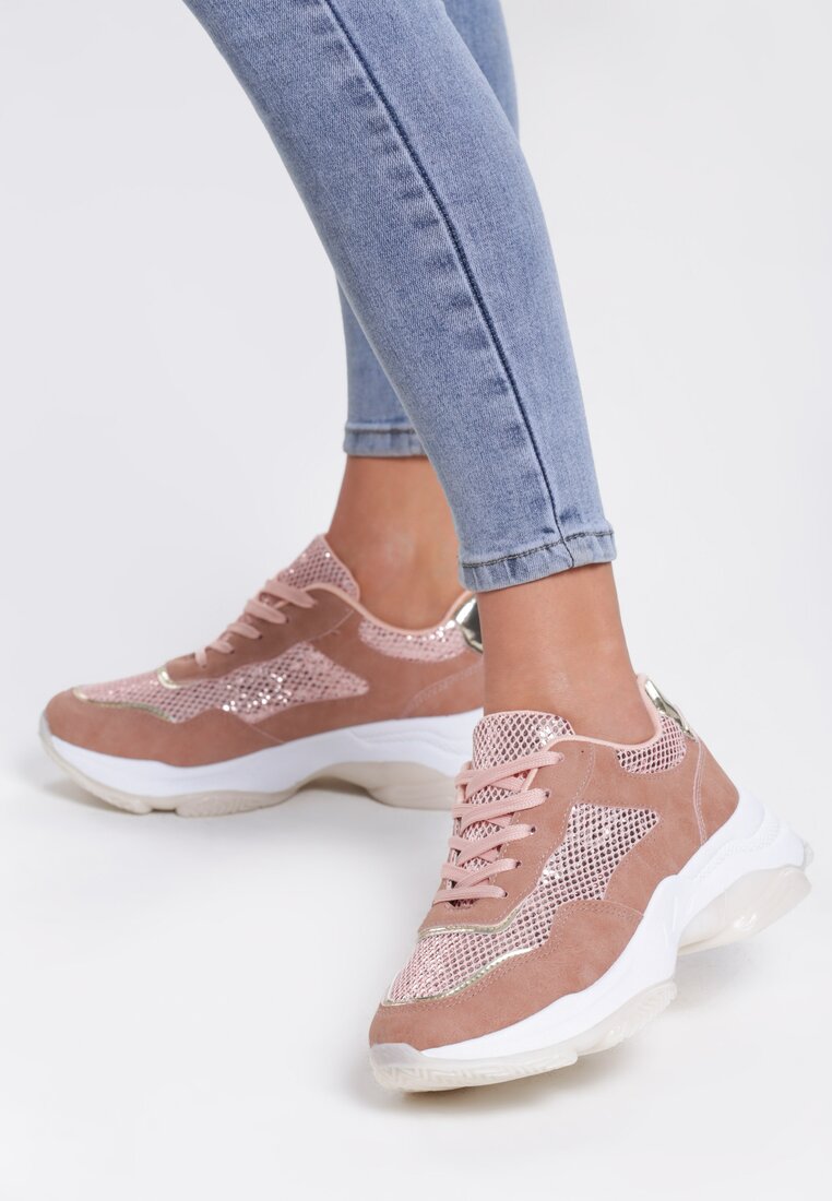Różowe Sneakersy Silver Linings